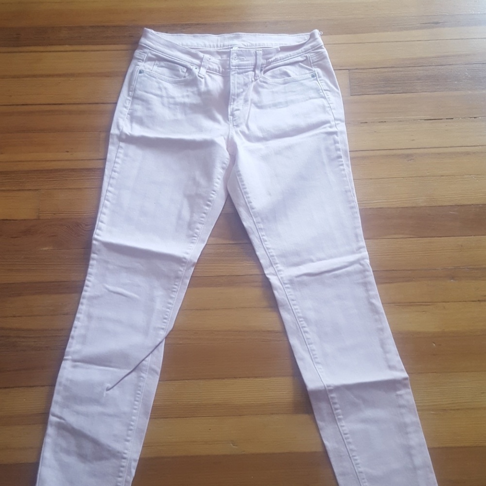 Light Pink Loft Modern Skinny Jeans